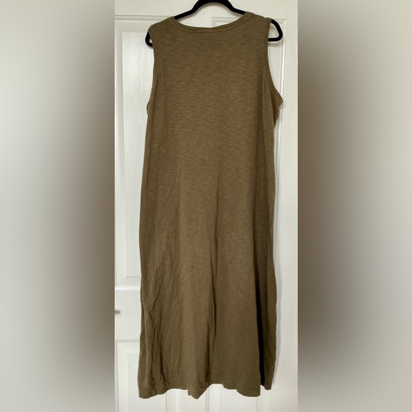 LOGO Tank Midi Dress with Pockets 2X - Picture 4 of 6